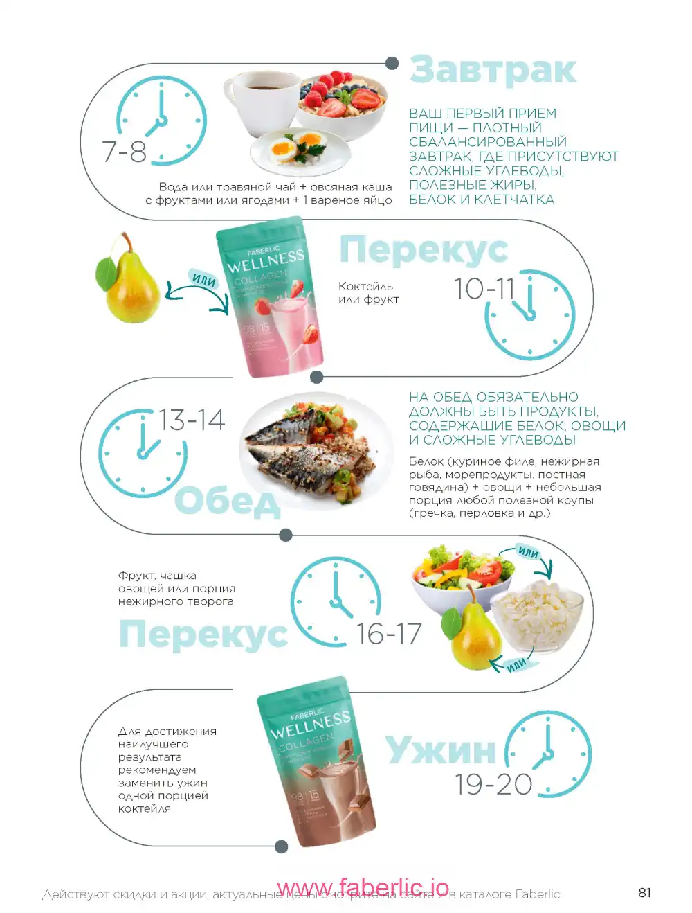 Продукты для здоровья Фаберлик каталог 2026